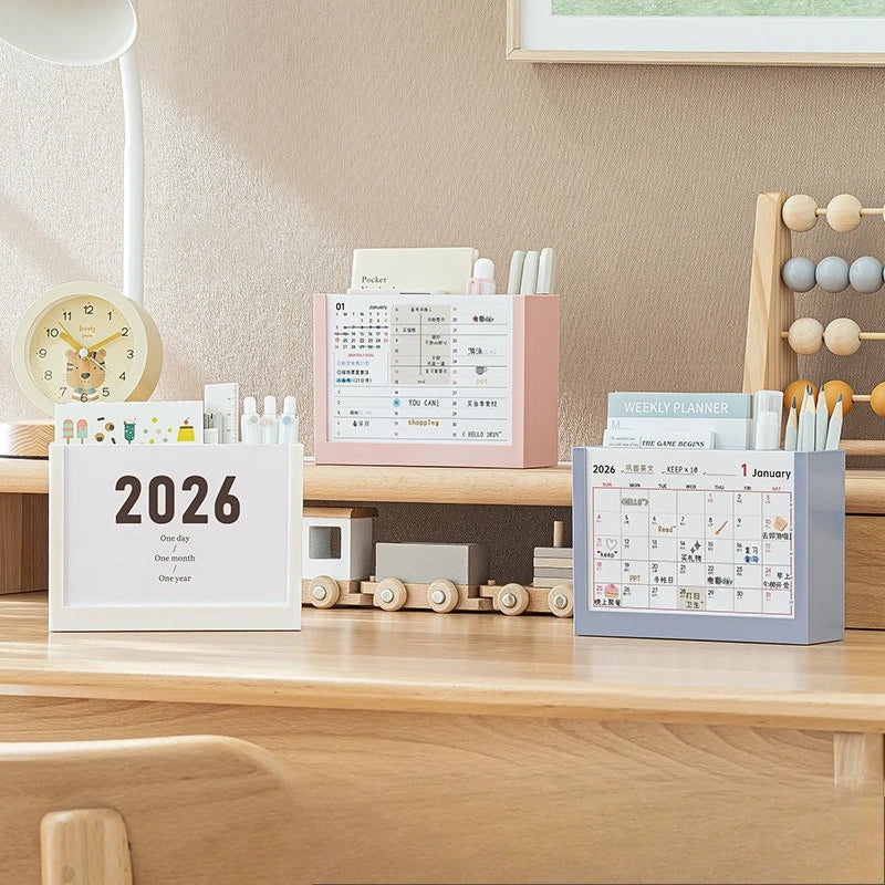 2026 Desk Planner Calendar Organizer