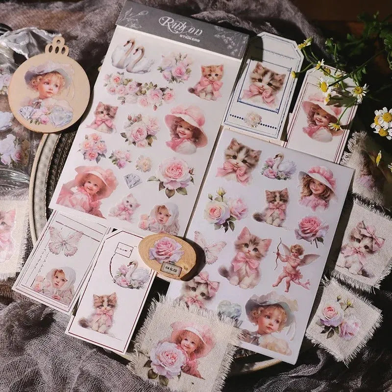Blush Tales Rub-On Transfer Stickers