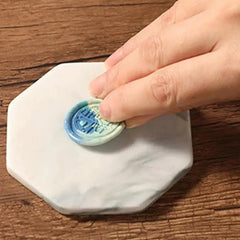 Marble Wax Seal Plate