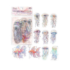 Holographic Jellyfish Sticker Pouch
