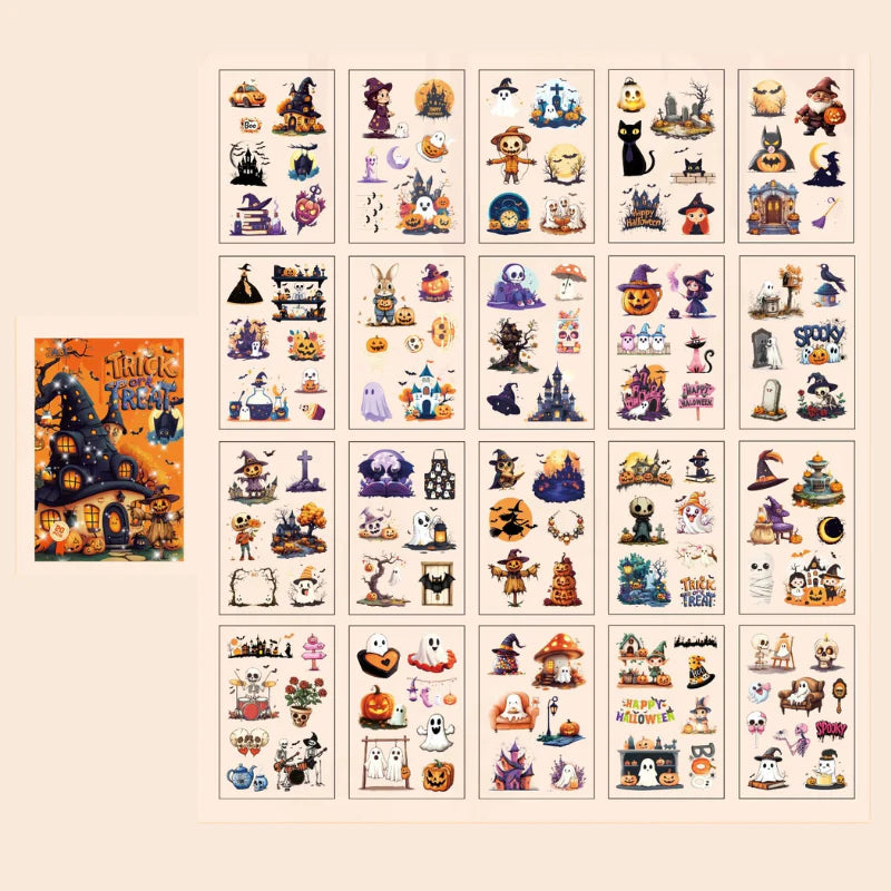 Halloween Castle PET Sticker Book