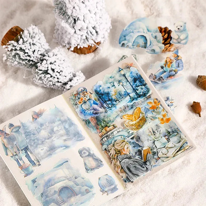 Four Seasons PET Adhesive Sticker Book