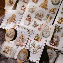 Elegant Holiday Rub-On Transfer Stickers