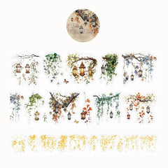 Botanical Whisper PET Sticker Roll