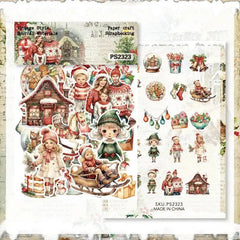 Christmas Die-Cut Sticker Pack