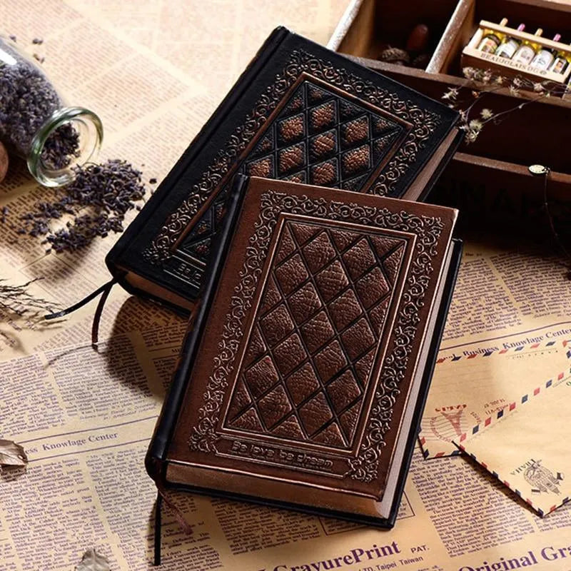 Vintage Emboss Hardcover Notebook