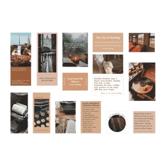 Aesthetic Globe Traveler Stickers