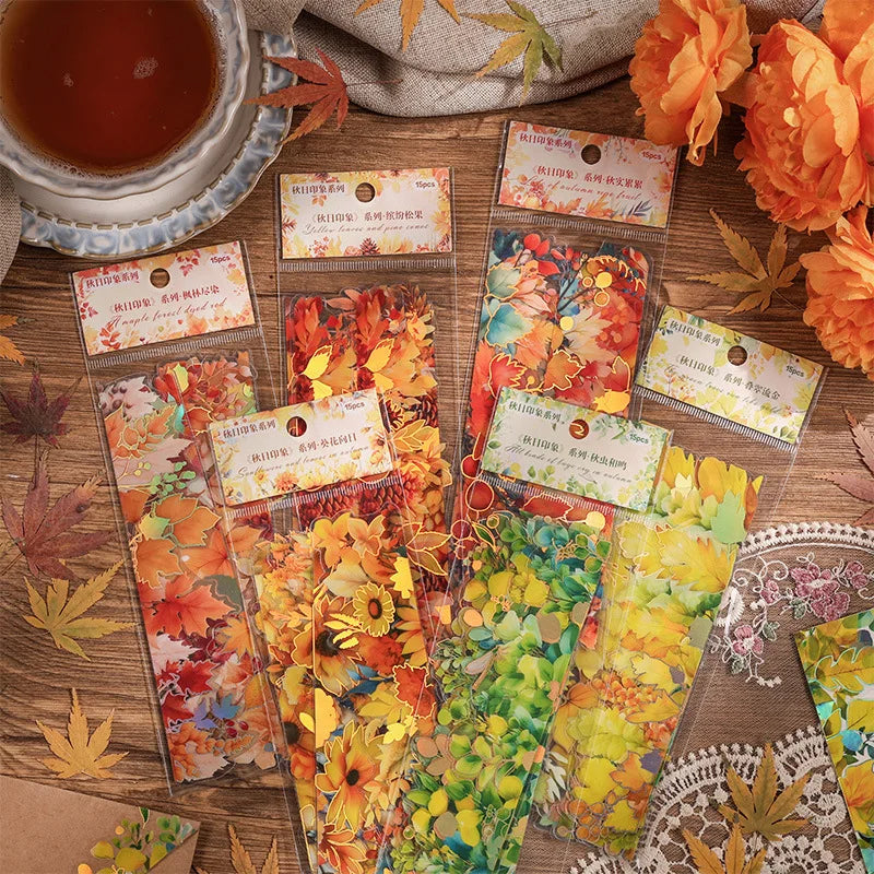 Autumn Impression PET Sticker Set