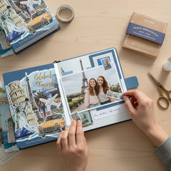 Global Travel Scrapbooking Box