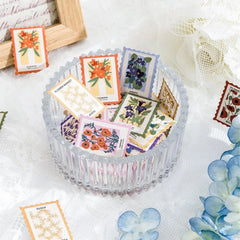 Vintage Floral Stamp Sticker Pack