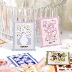 Vintage Floral Stamp Sticker Pack