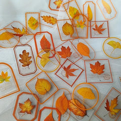 Vintage Botanical Label Sticker Set