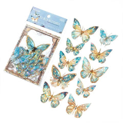 Holographic Butterfly PET Stickers