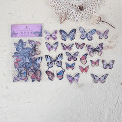 Butterfly & Dragonfly PET Sticker Collection