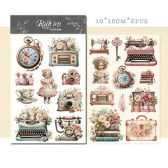 Blush Tales Rub-On Transfer Stickers