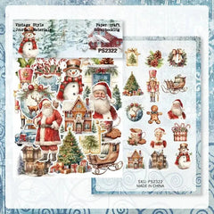 Christmas Die-Cut Sticker Pack