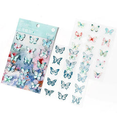 Double-Layer PET Decorative Butterfly Stickers