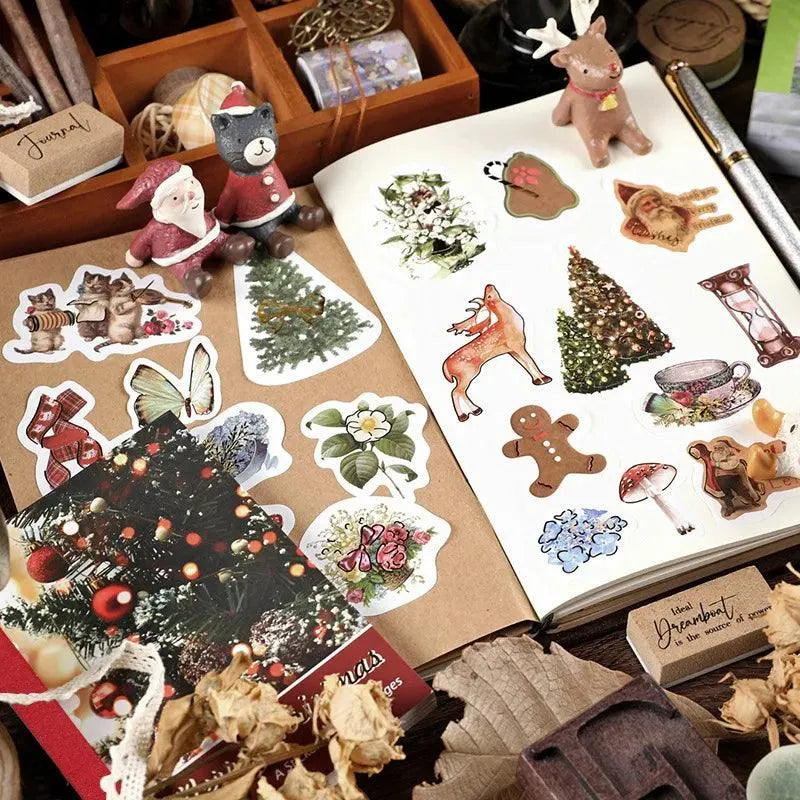 Merry Christmas Coated Paper Stickers Book