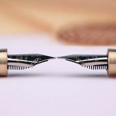 Calligraphy Pen Gold & Brown