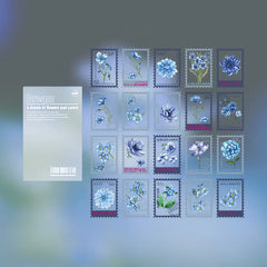 Vintage Botanical Postage Sticker Collection