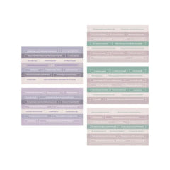 English Library Mini Book Adhesive Stickers