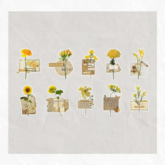 Vintage Botanical PET Sticker Pack